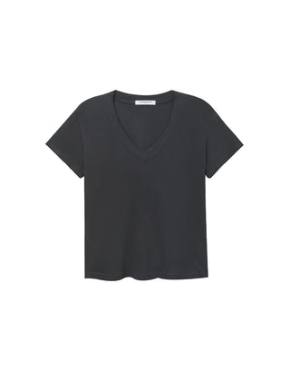 HENDRIX COTTON BOXY V NECK TEE