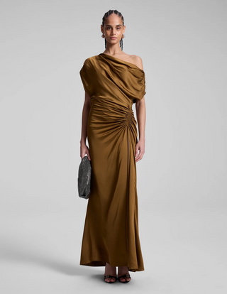 Penny Satin Maxi Dress