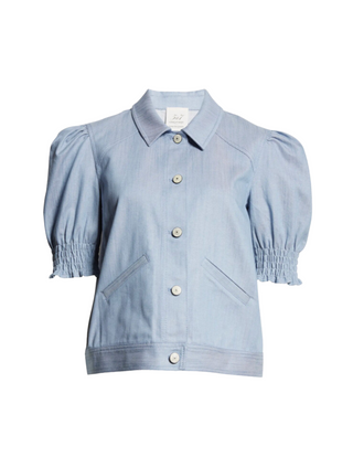 Roselyn Short Sleeve Denim Jacket