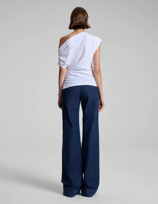 Alice Cotton One Shoulder Tee