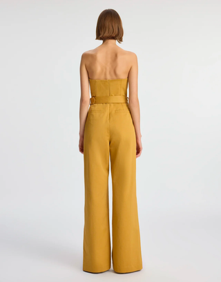 Presley Strapless Cotton Jumpsuit