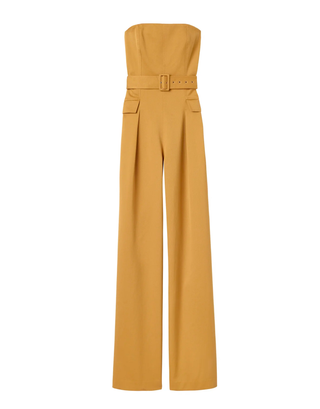 Presley Strapless Cotton Jumpsuit